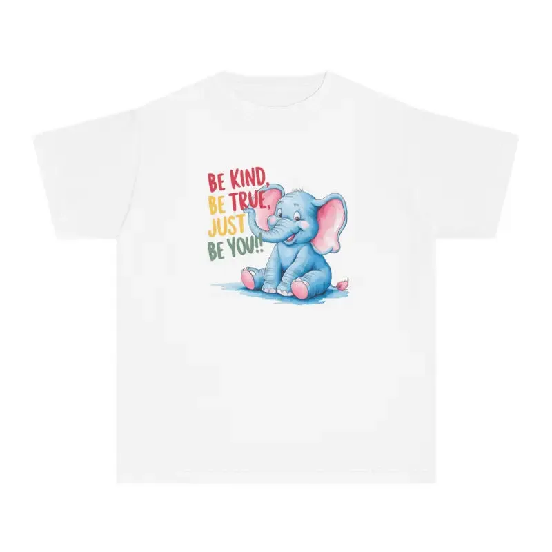 Classic Fit Elephant Tees Kids Combed Ring Spun Cotton