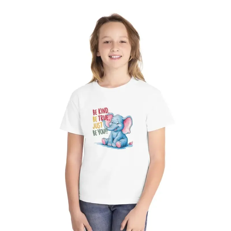 Classic Fit Elephant Tees Kids Combed Ring Spun Cotton