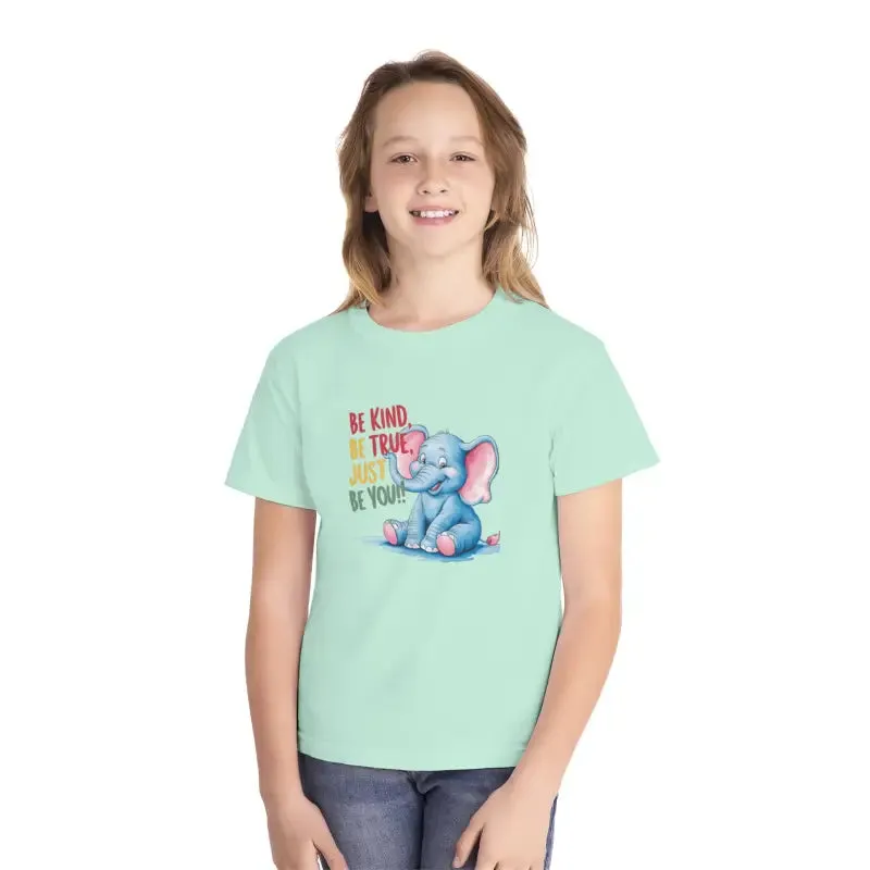Classic Fit Elephant Tees Kids Combed Ring Spun Cotton
