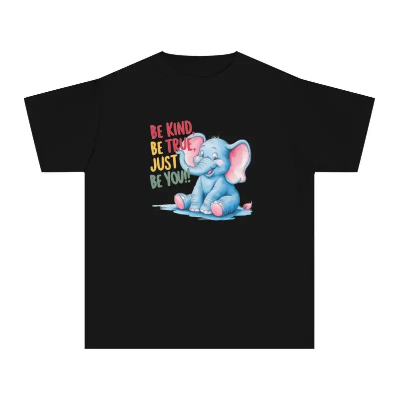 Classic Fit Elephant Tees Kids Combed Ring Spun Cotton