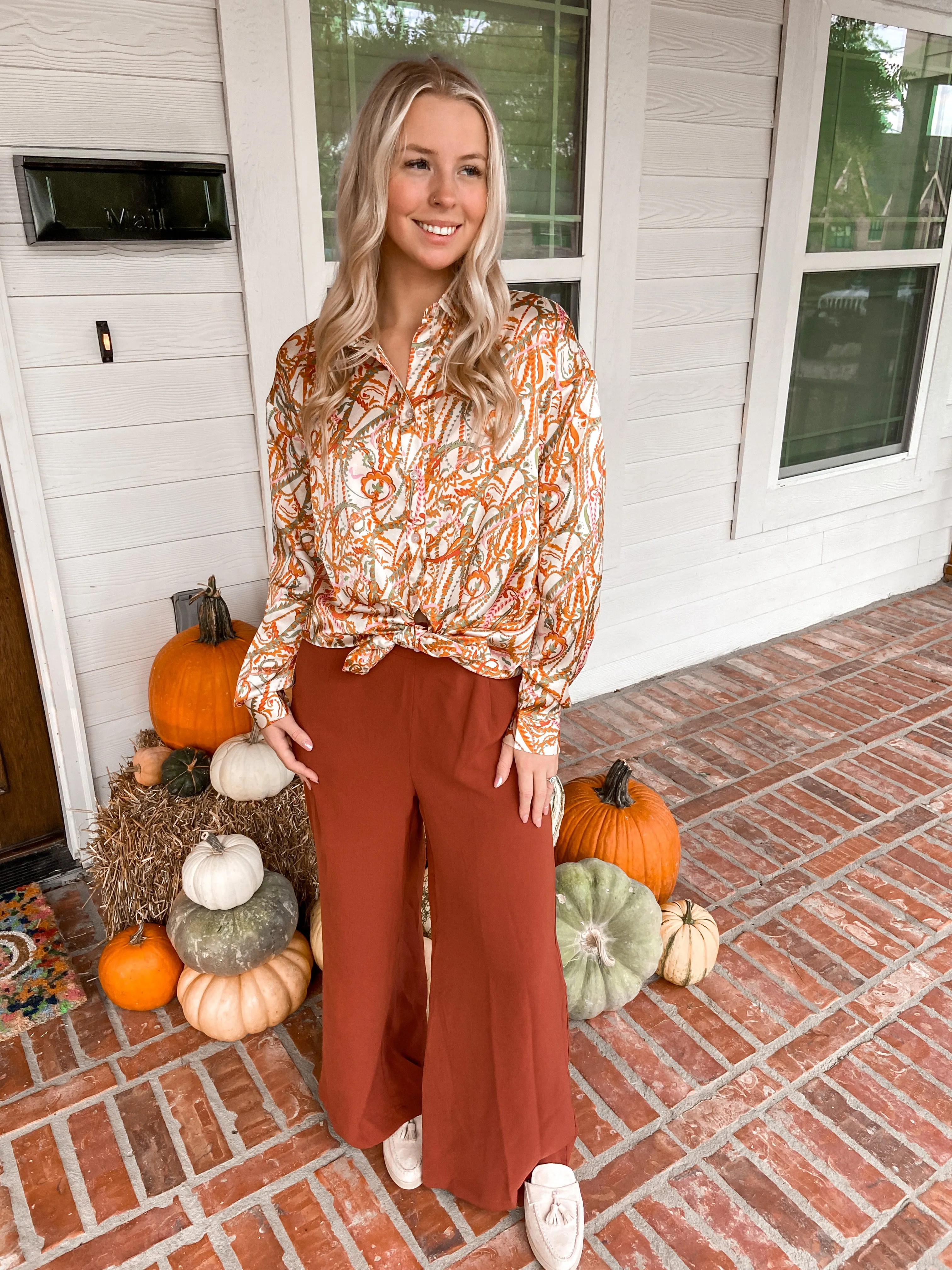 Cool Catina Printed L/S Top