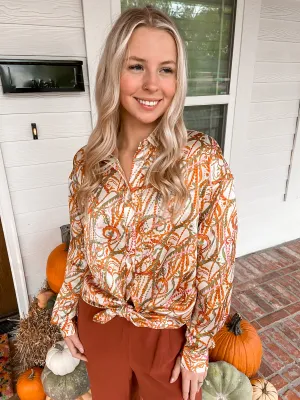 Cool Catina Printed L/S Top