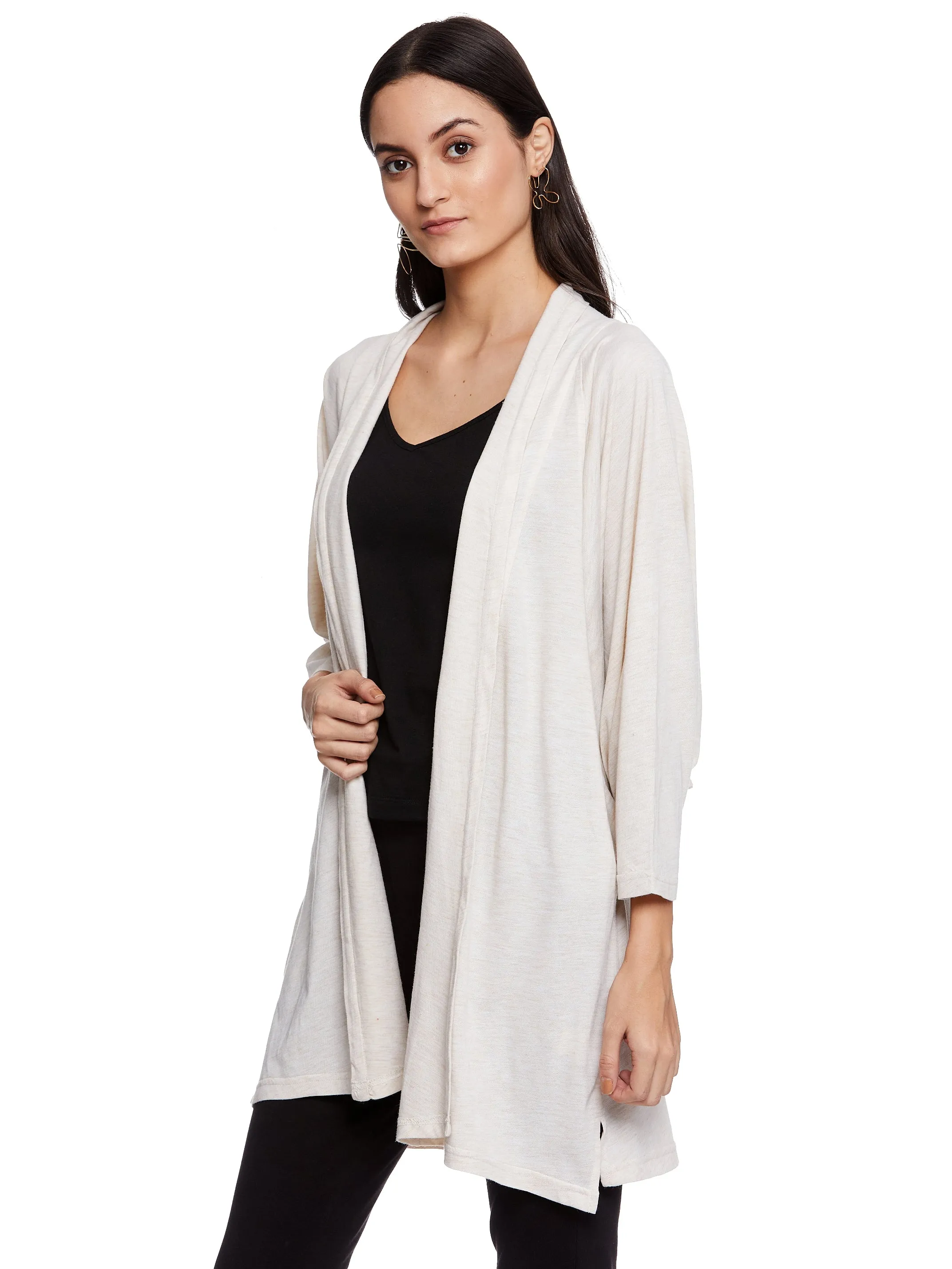 COOL NIGHT CARDI (ECREW MELANGE)