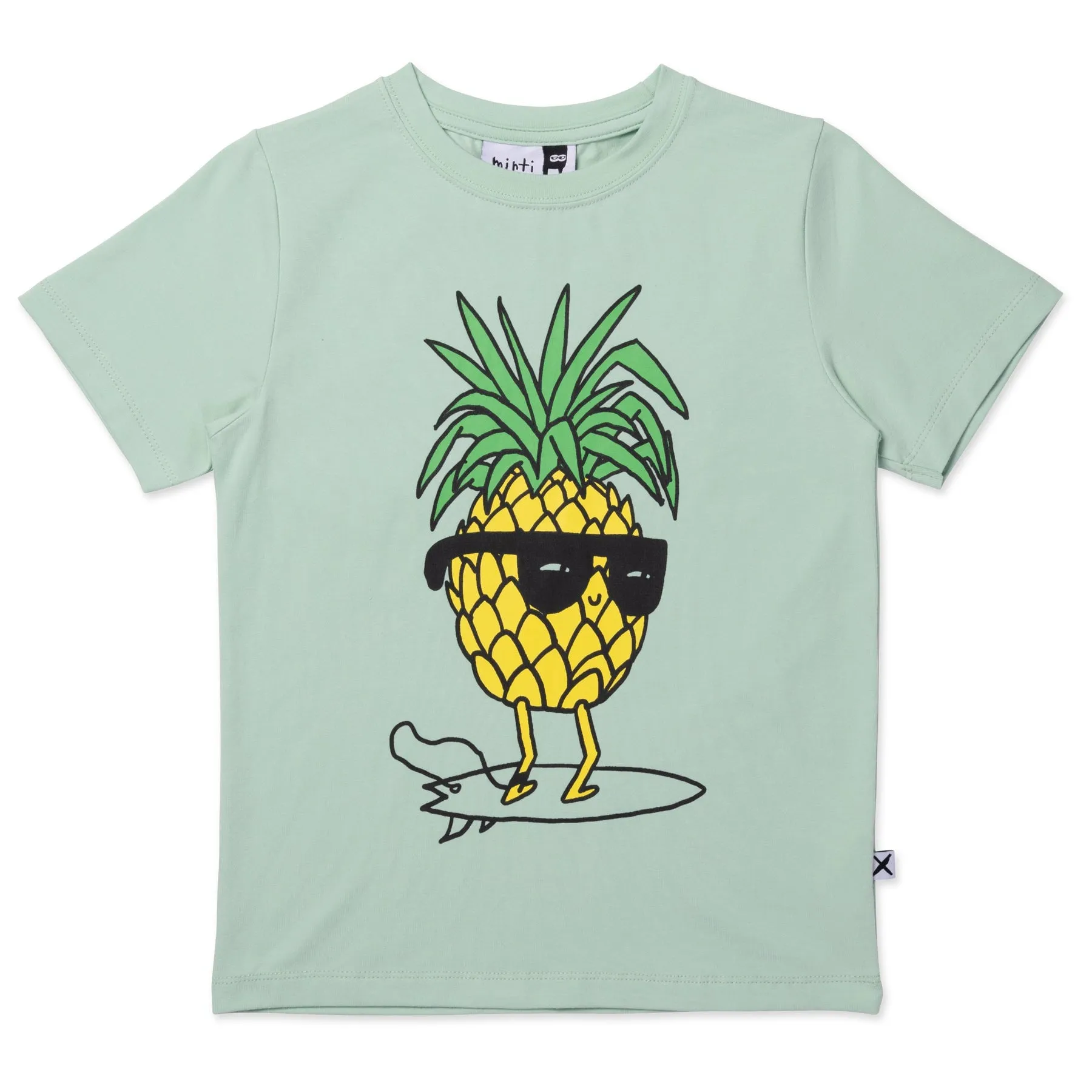 Cool Pineapple Tee- Mint