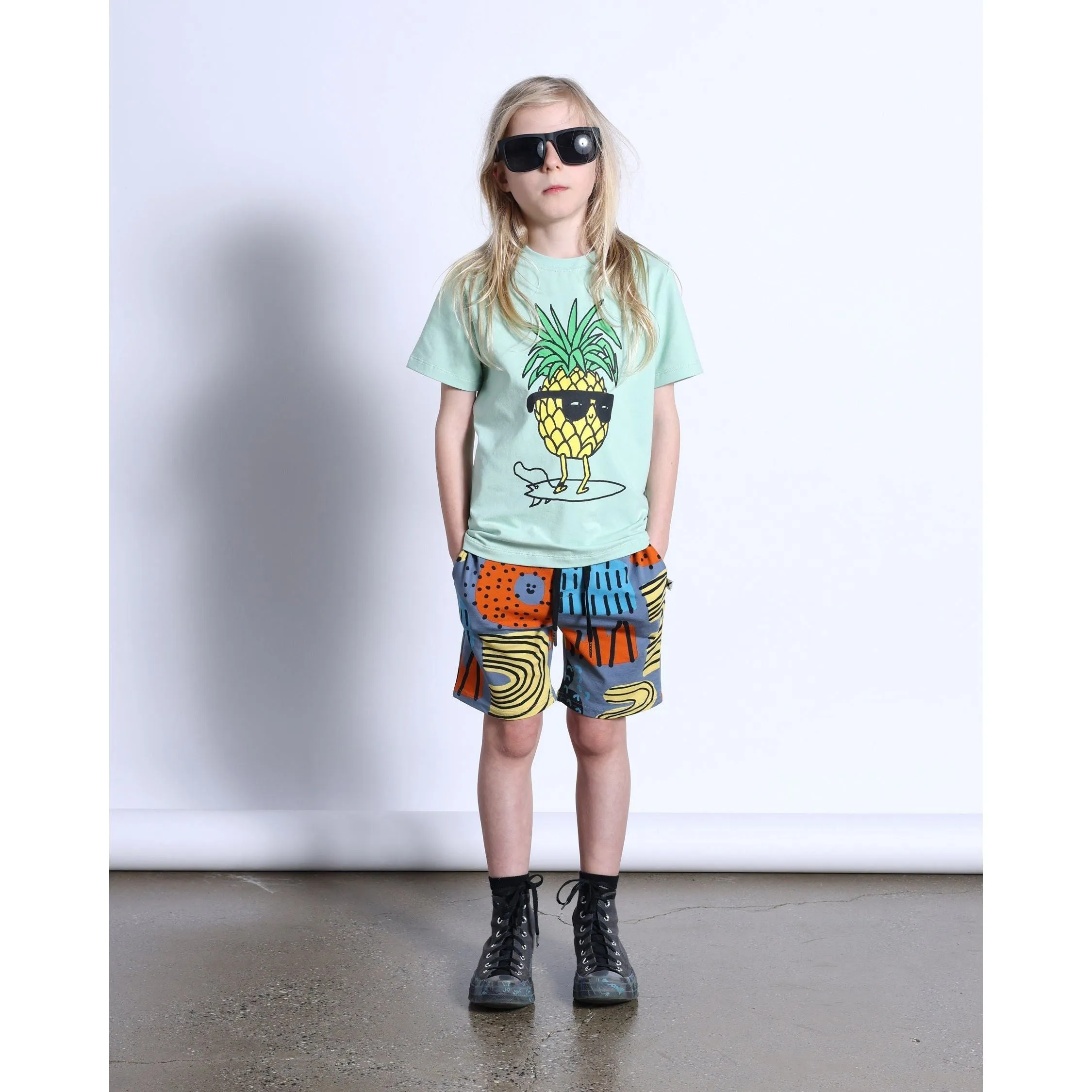 Cool Pineapple Tee- Mint