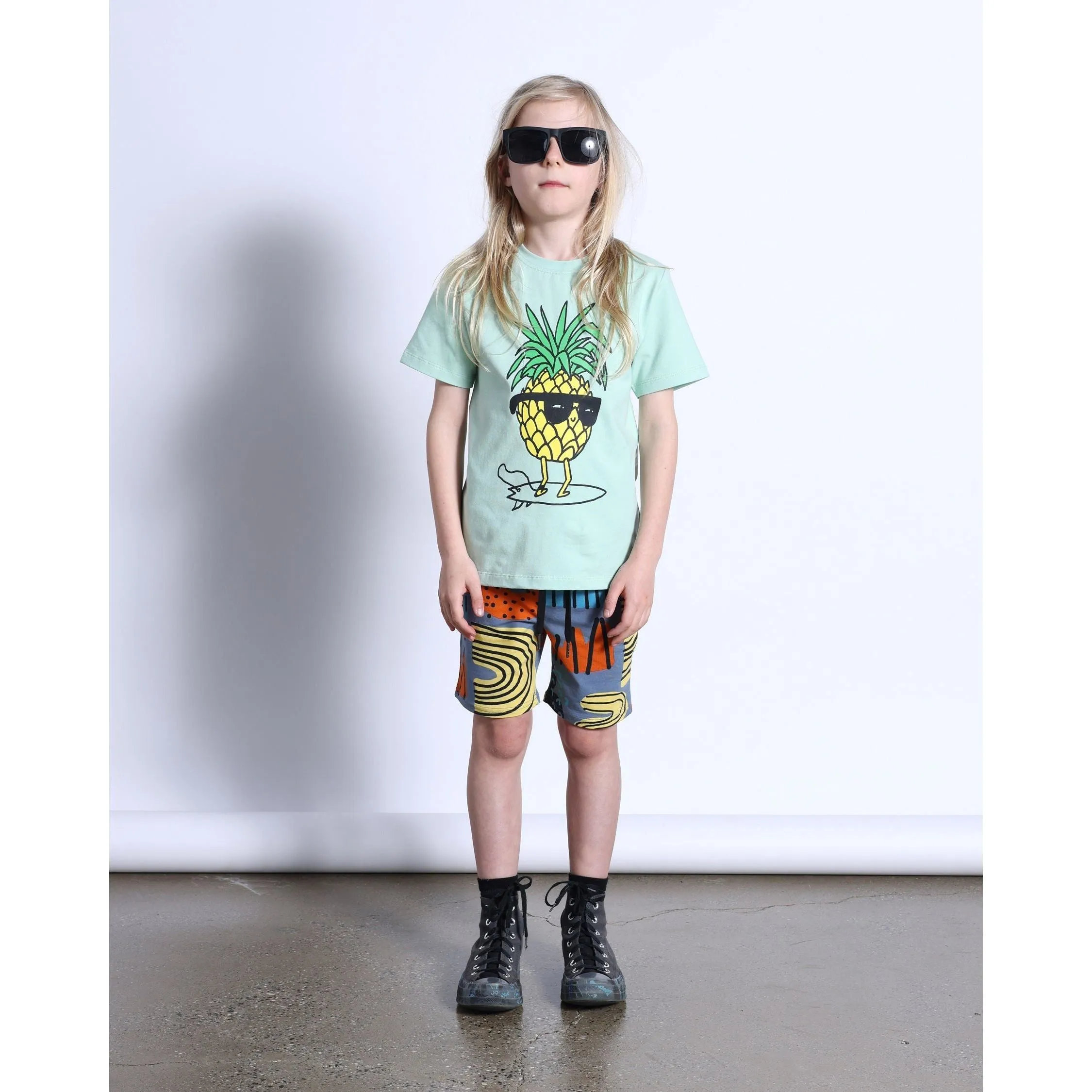 Cool Pineapple Tee- Mint