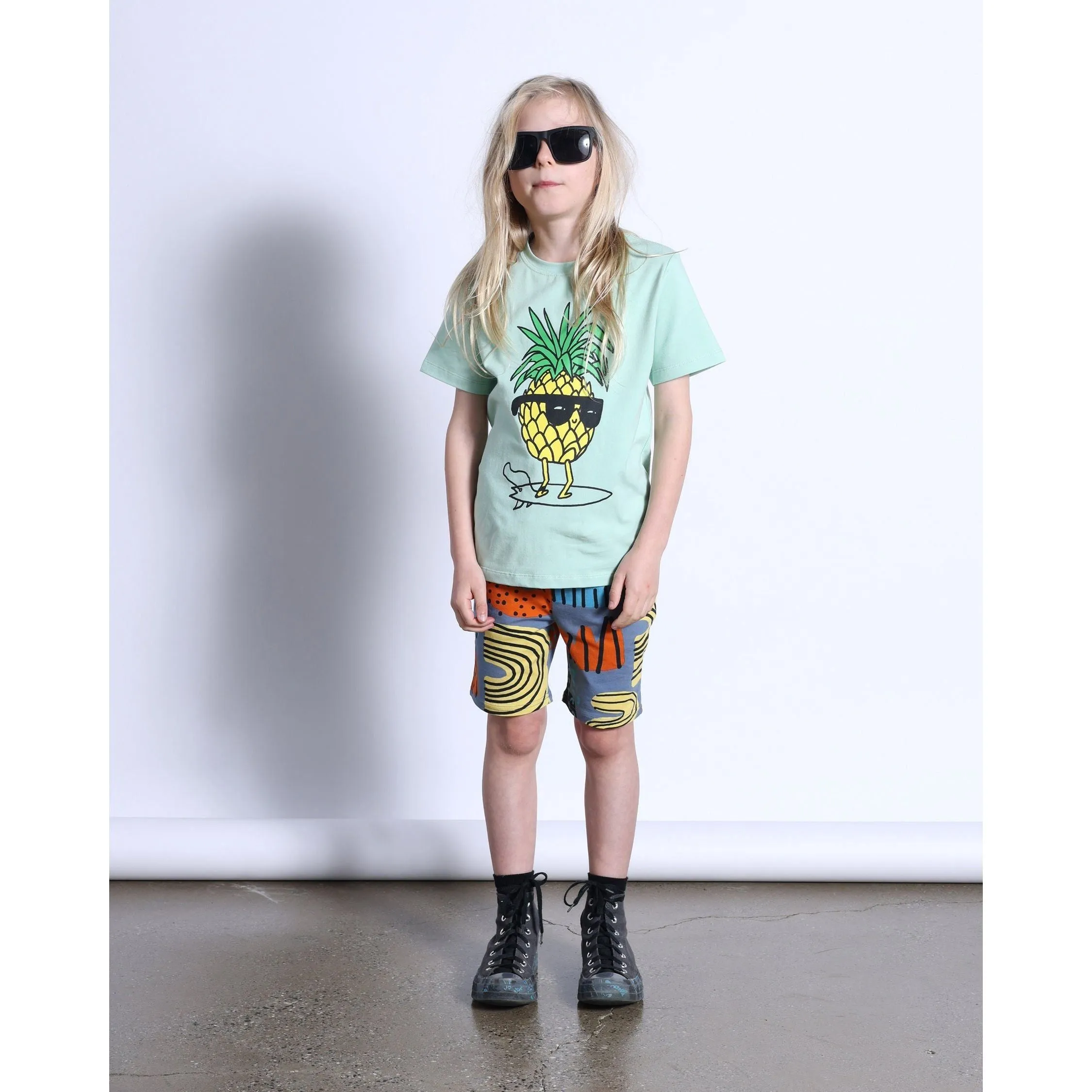 Cool Pineapple Tee- Mint
