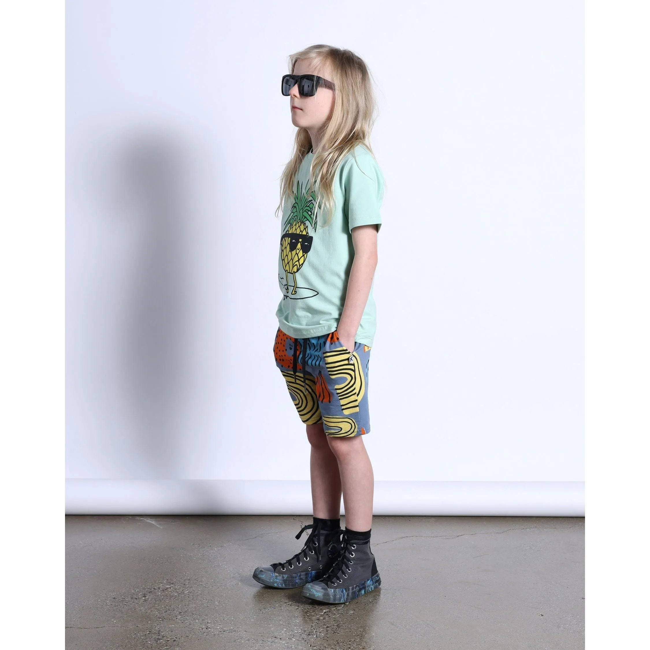 Cool Pineapple Tee- Mint