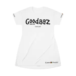 Copy of T-Shirt Dress (AWD-GOOD-WHT)