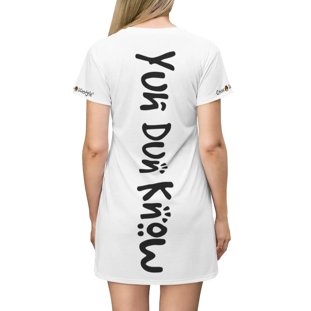 Copy of T-Shirt Dress (AWD-GOOD-WHT)
