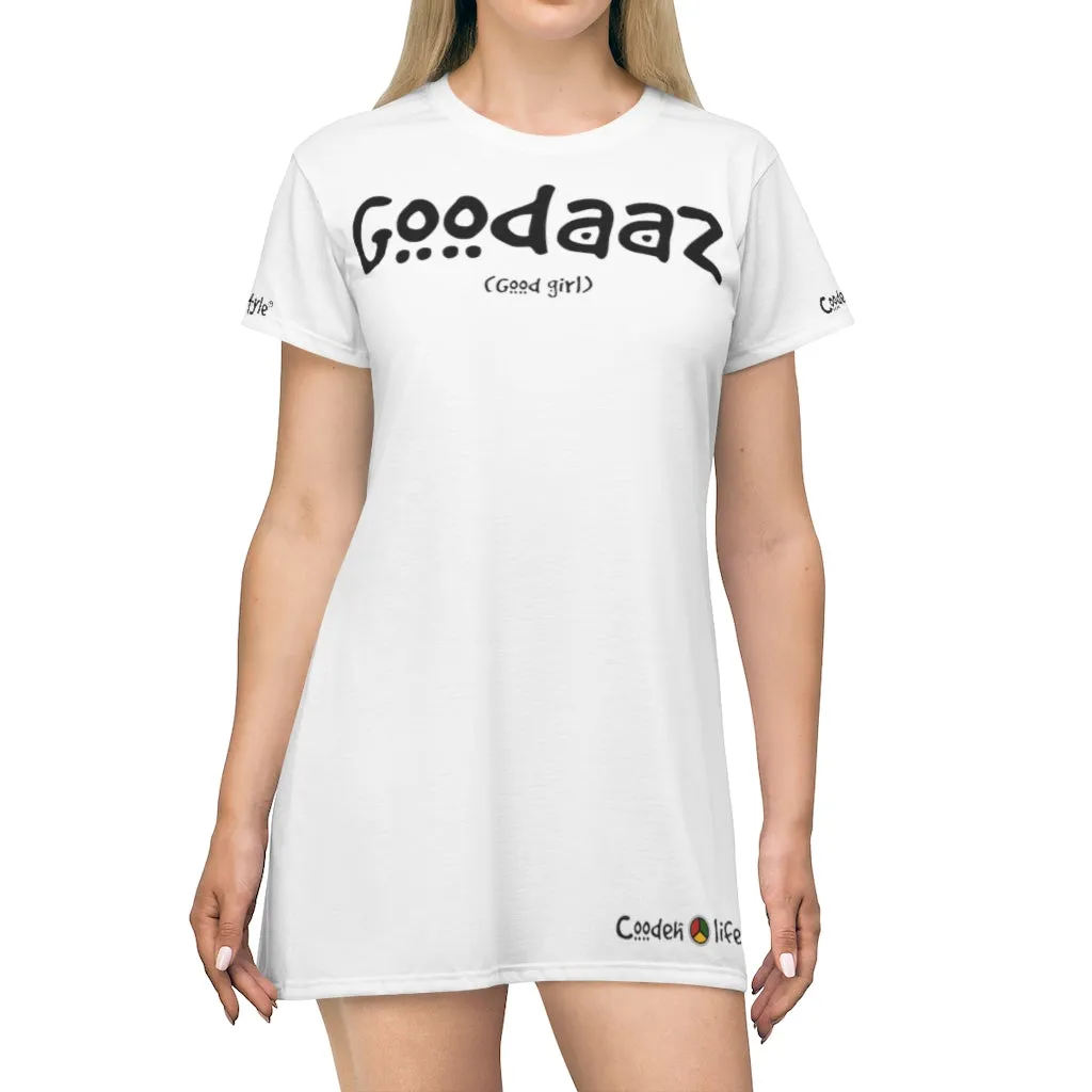Copy of T-Shirt Dress (AWD-GOOD-WHT)