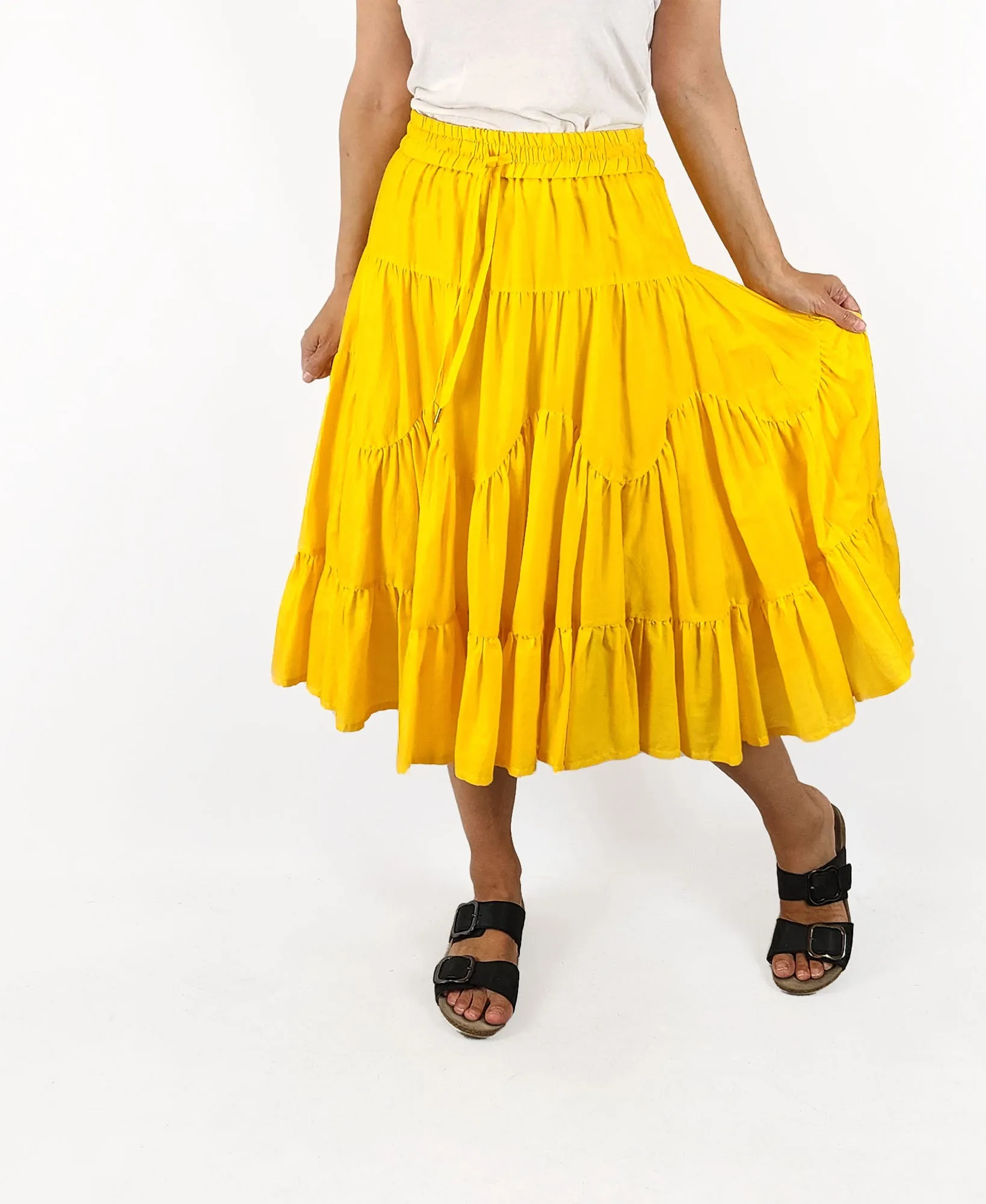 Country Road yellow skirt size 8