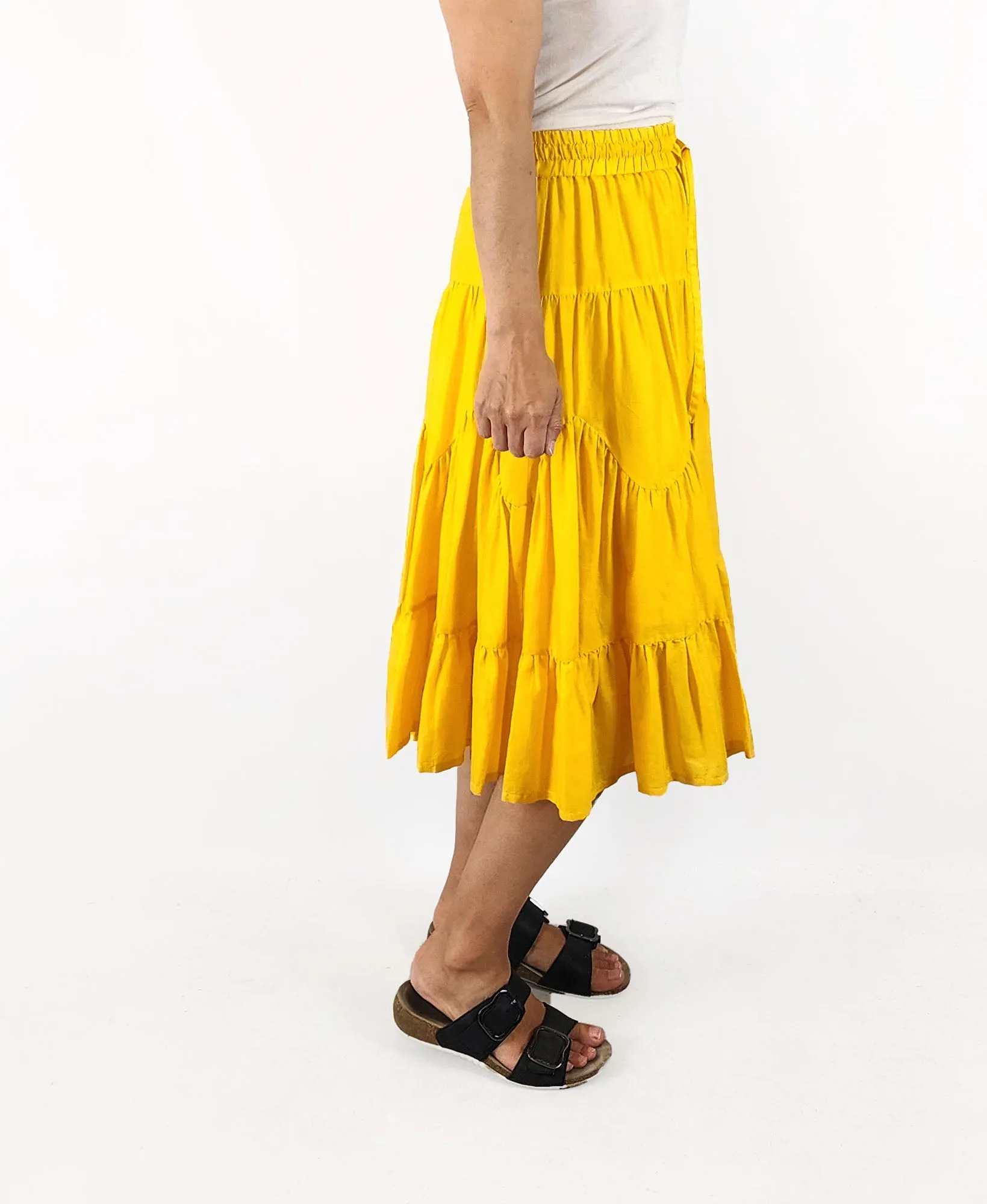 Country Road yellow skirt size 8