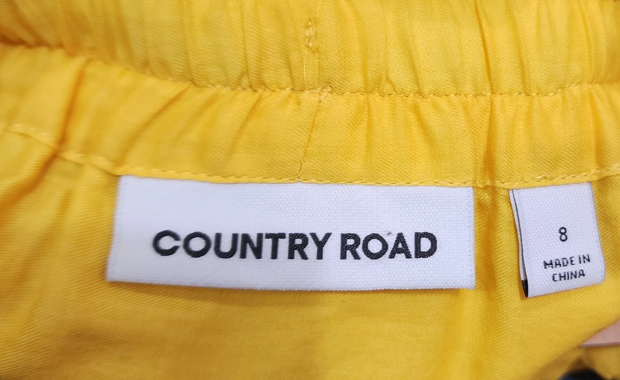 Country Road yellow skirt size 8