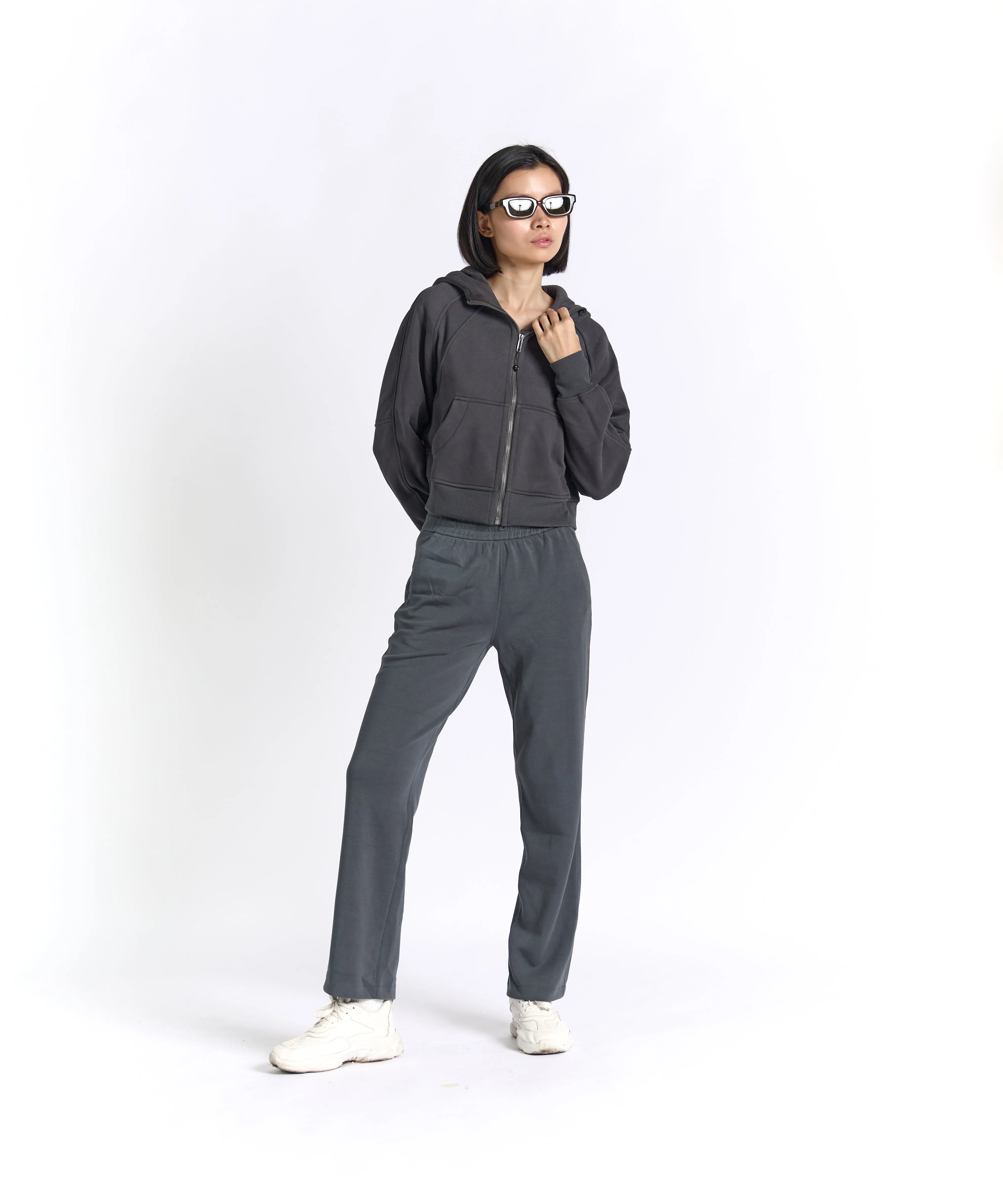 CozyEase Oversized Full-Zip Hoodie