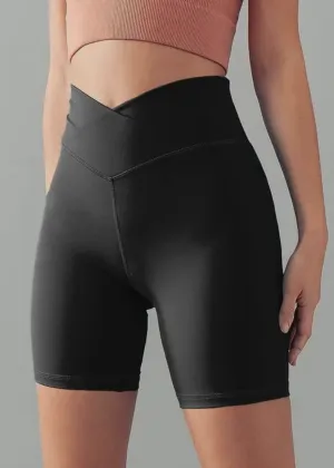 Cross Front Bike Shorts - Final Sale
