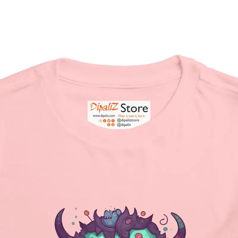 Cute Monster Toddler t Shirt for Playful Fun