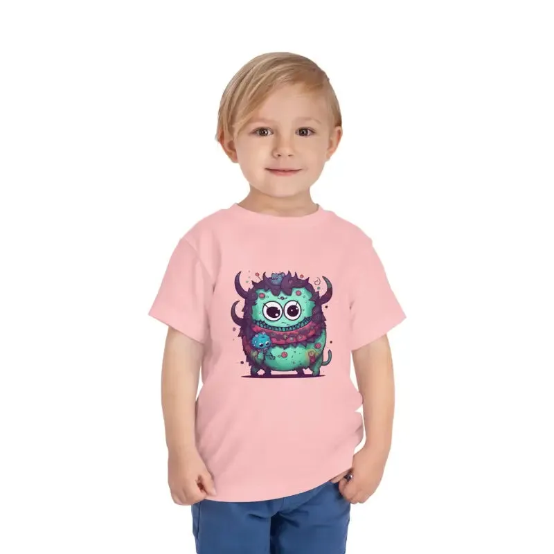 Cute Monster Toddler t Shirt for Playful Fun