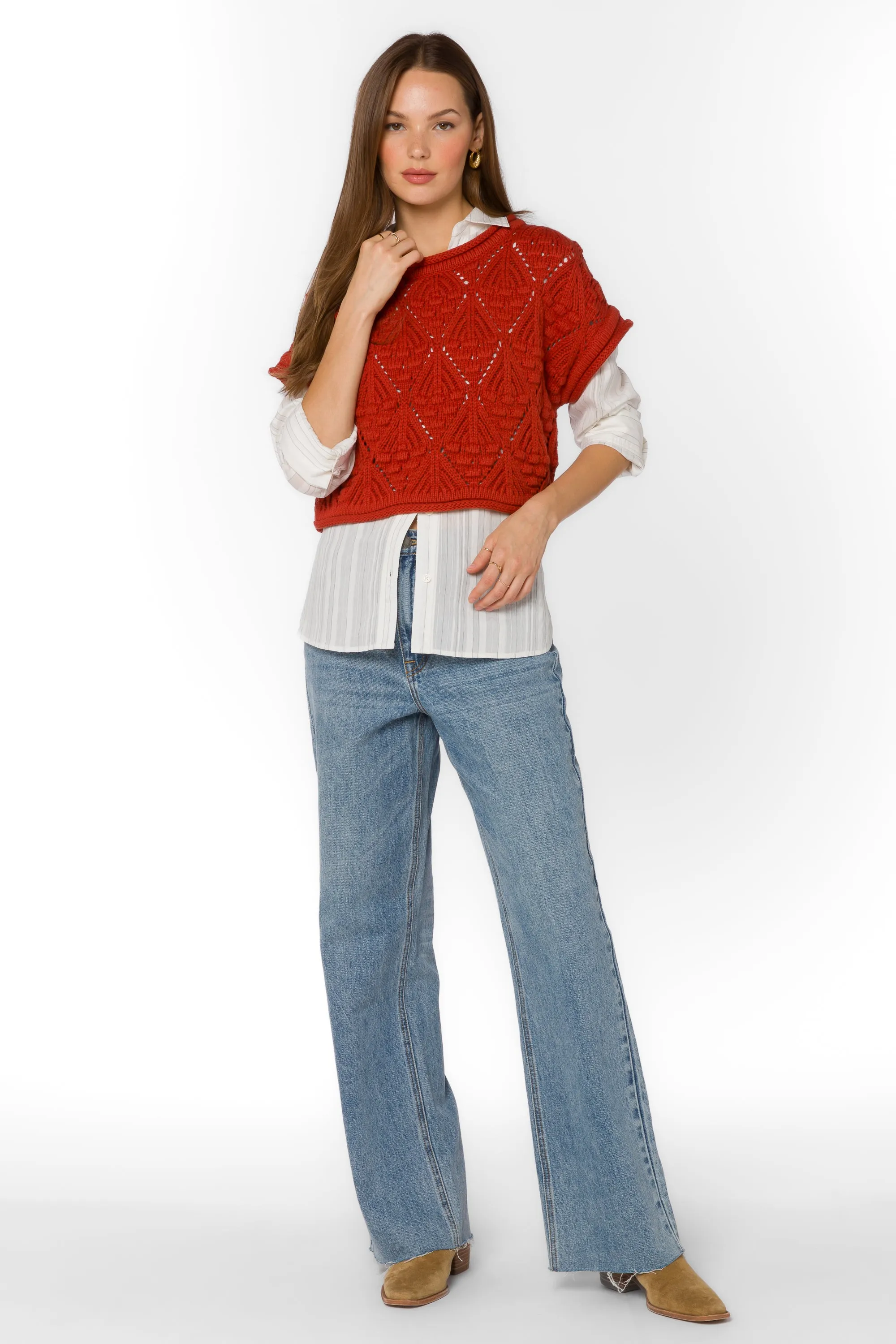 Darlita Copper Sweater