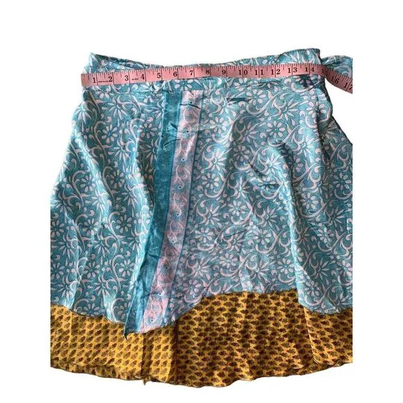 Darn Good Yarn Sari Silk Wrap Skirt