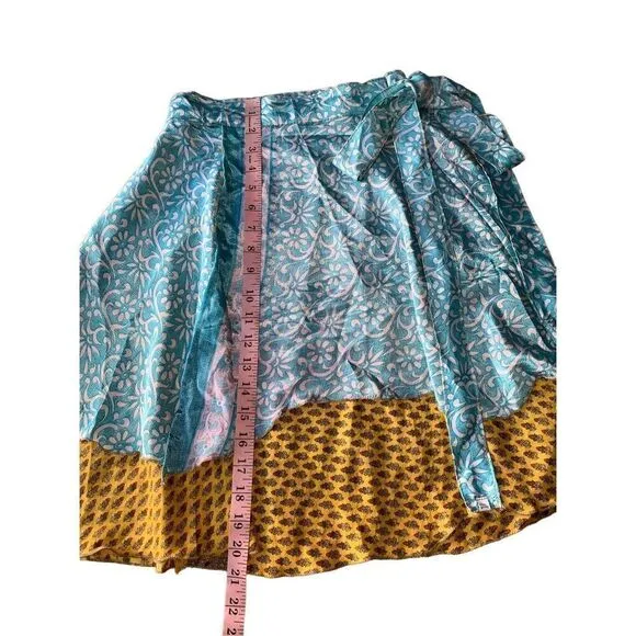 Darn Good Yarn Sari Silk Wrap Skirt