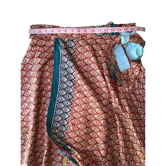 Darn Good Yarn Sari Silk Wrap Skirt