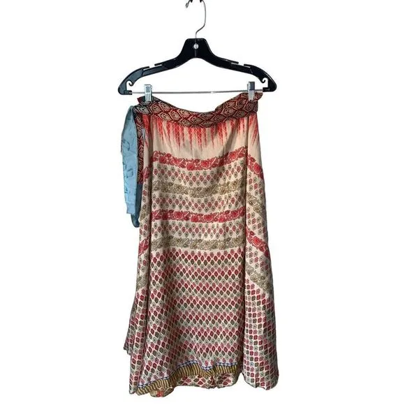 Darn Good Yarn Sari Silk Wrap Skirt