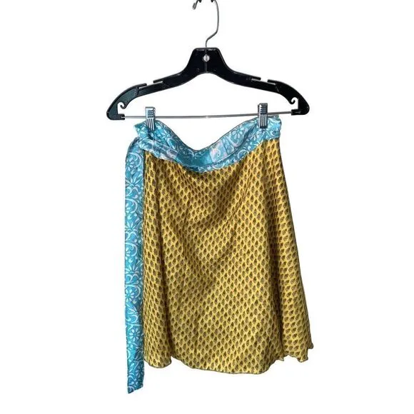 Darn Good Yarn Sari Silk Wrap Skirt