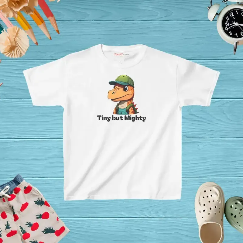 Dinosaur Heavy Cotton Tee for Kid’s Prehistoric Fun