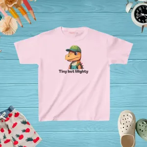 Dinosaur Heavy Cotton Tee for Kid’s Prehistoric Fun
