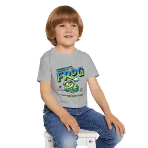 Dreaming Frog Heavy Cotton Toddler Tee for Active Kids