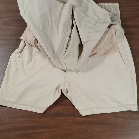 Duluth Trading Company Dry on the Fly Woman’s Army Khaki Tan Skort Size‎ 10