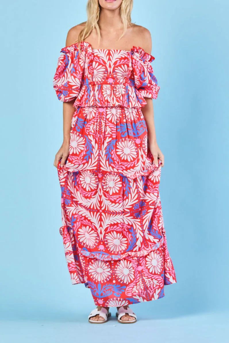 Emma Skirt in Sparkler Jardin
