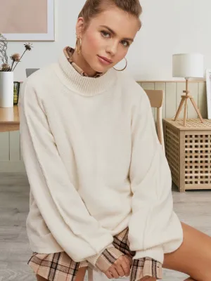 Essential Sweater: Almond Milk