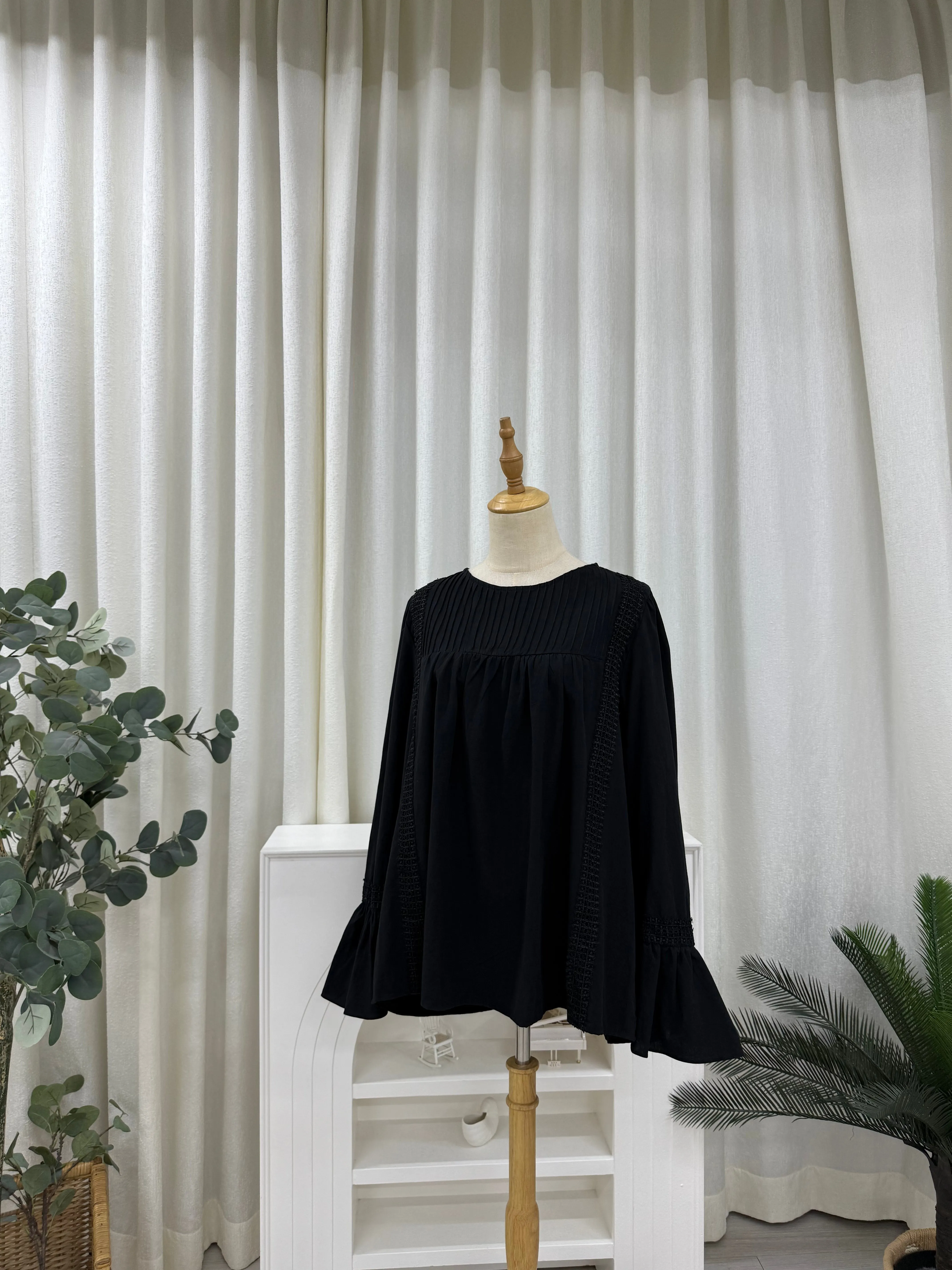 Ethereal Flounce Sleeve Top
