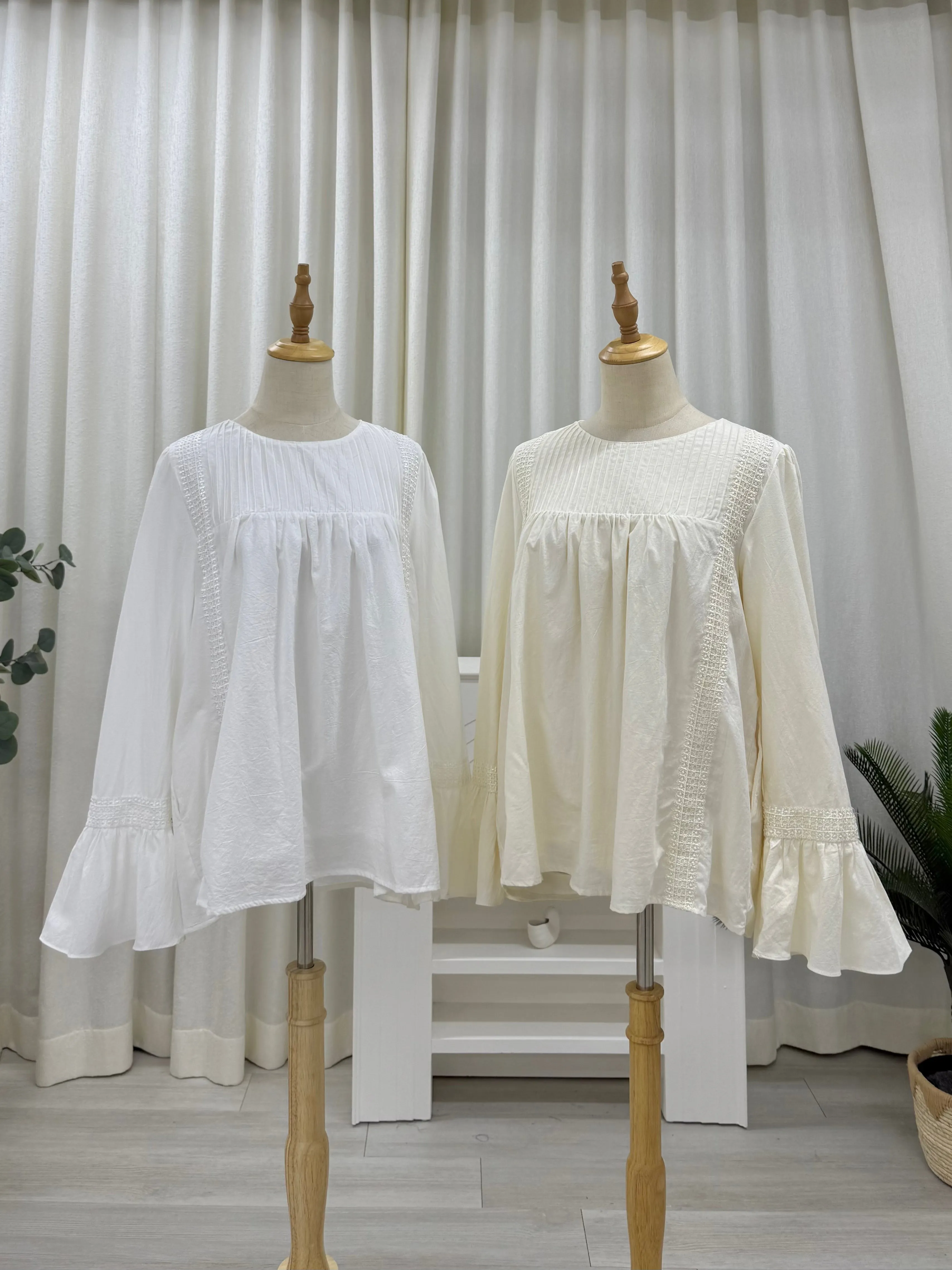Ethereal Flounce Sleeve Top