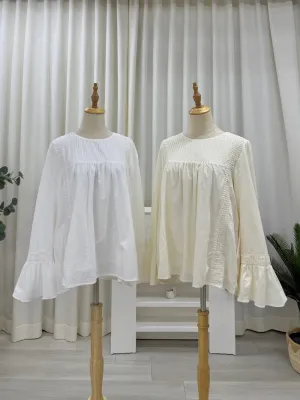 Ethereal Flounce Sleeve Top