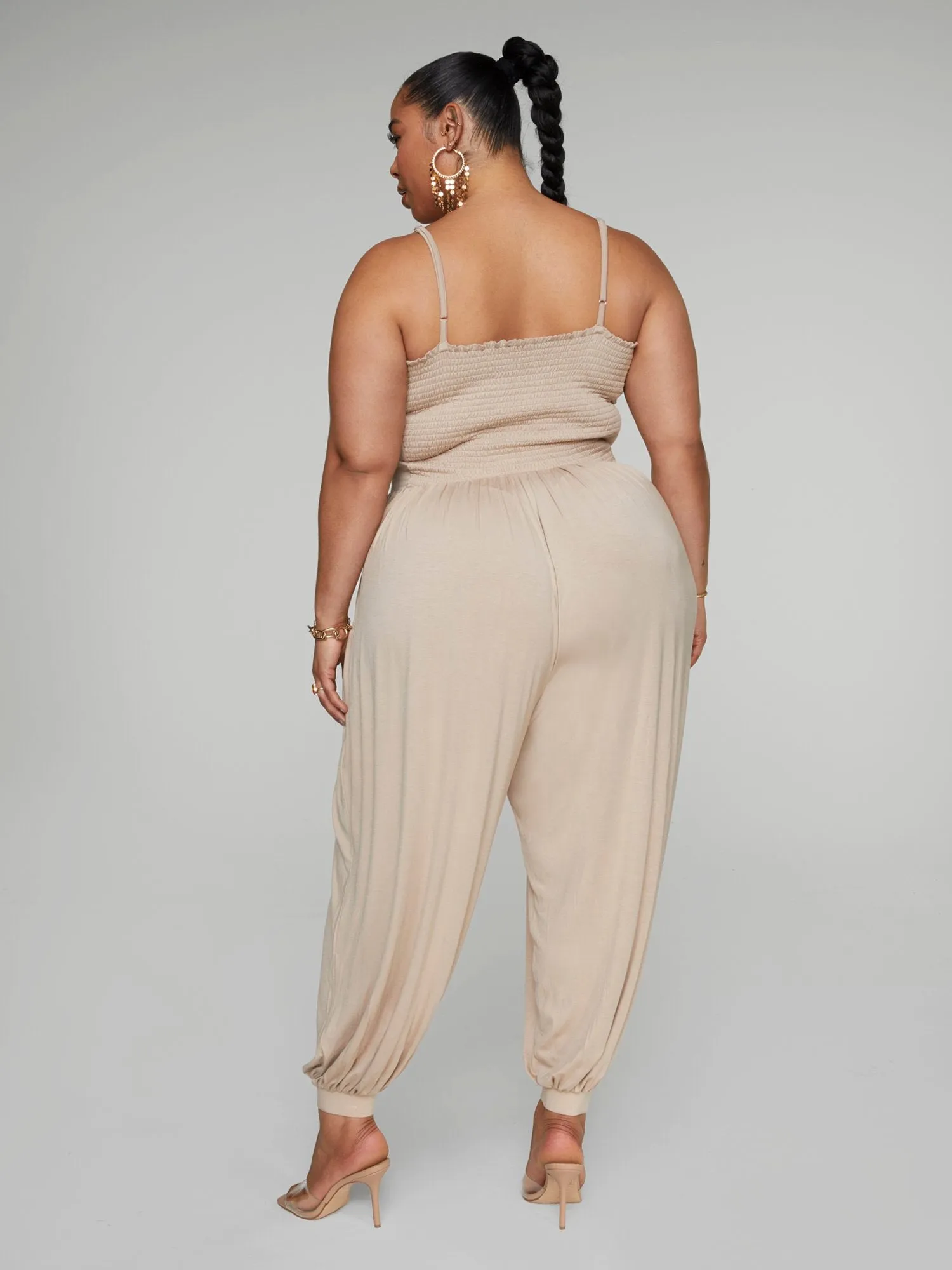 Fashion To Figure - Ava Cutout Harem Jumpsuit