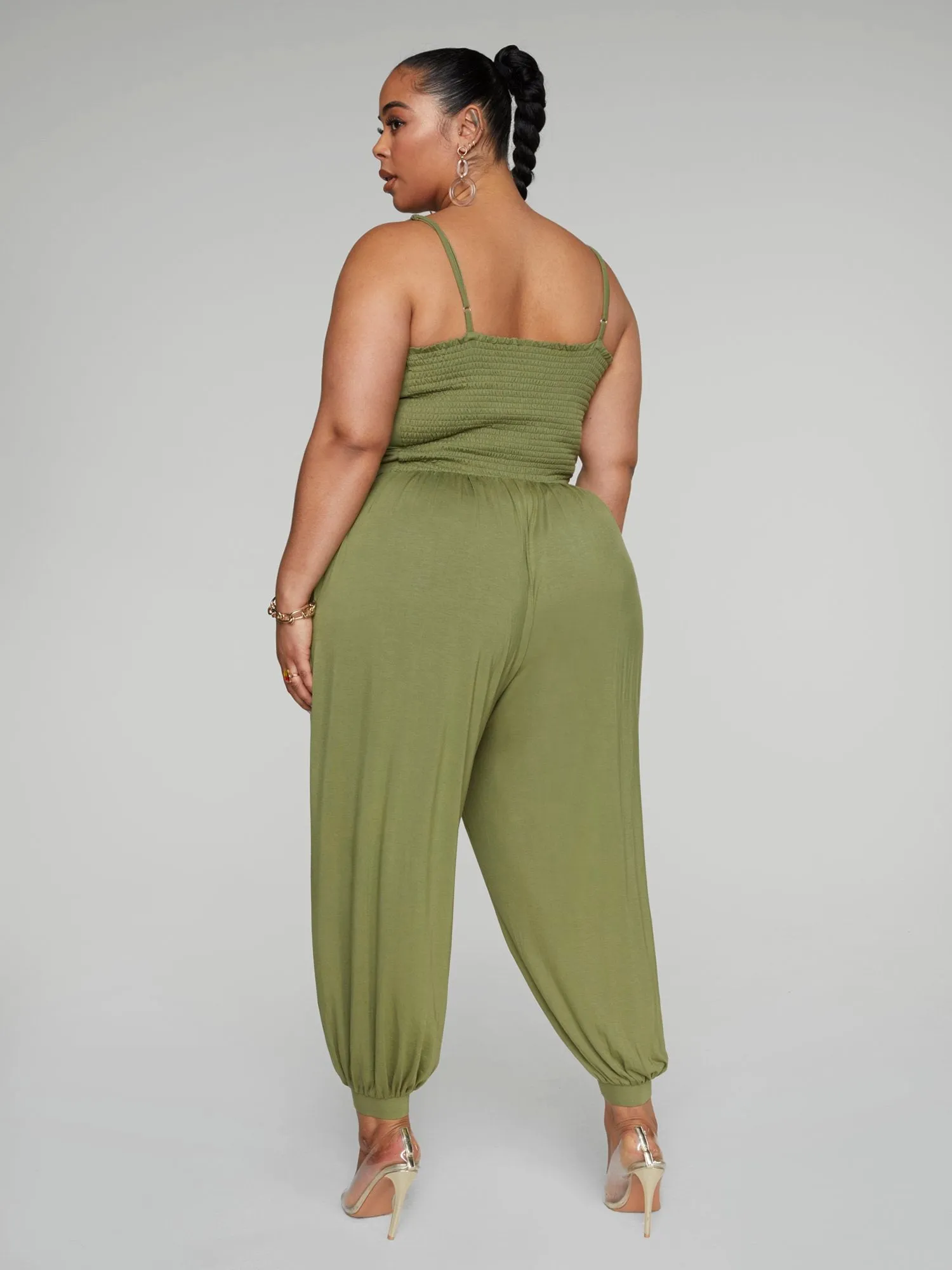 Fashion To Figure - Ava Cutout Harem Jumpsuit