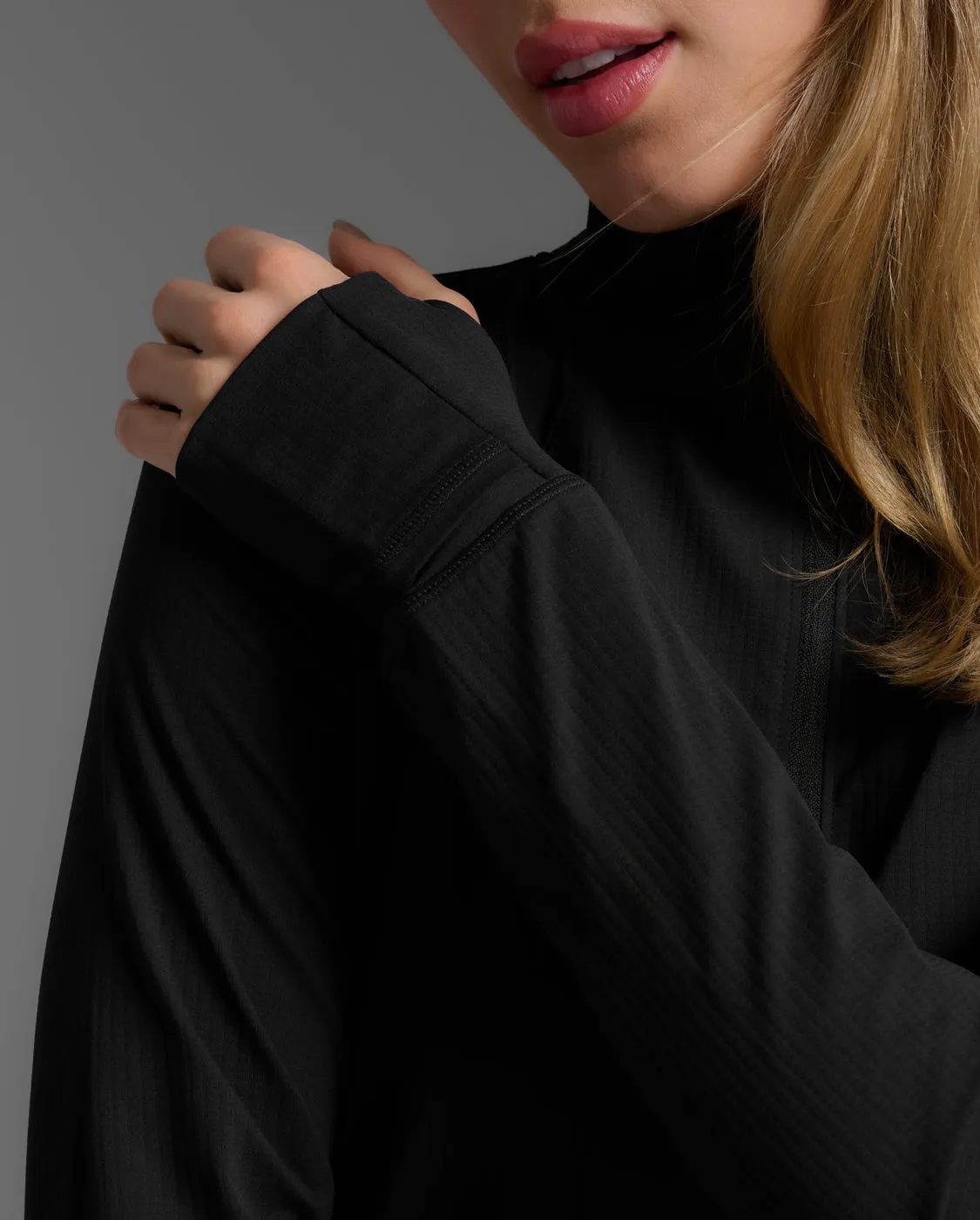 Flex Waffle 1/2 Zip Long Sleeve