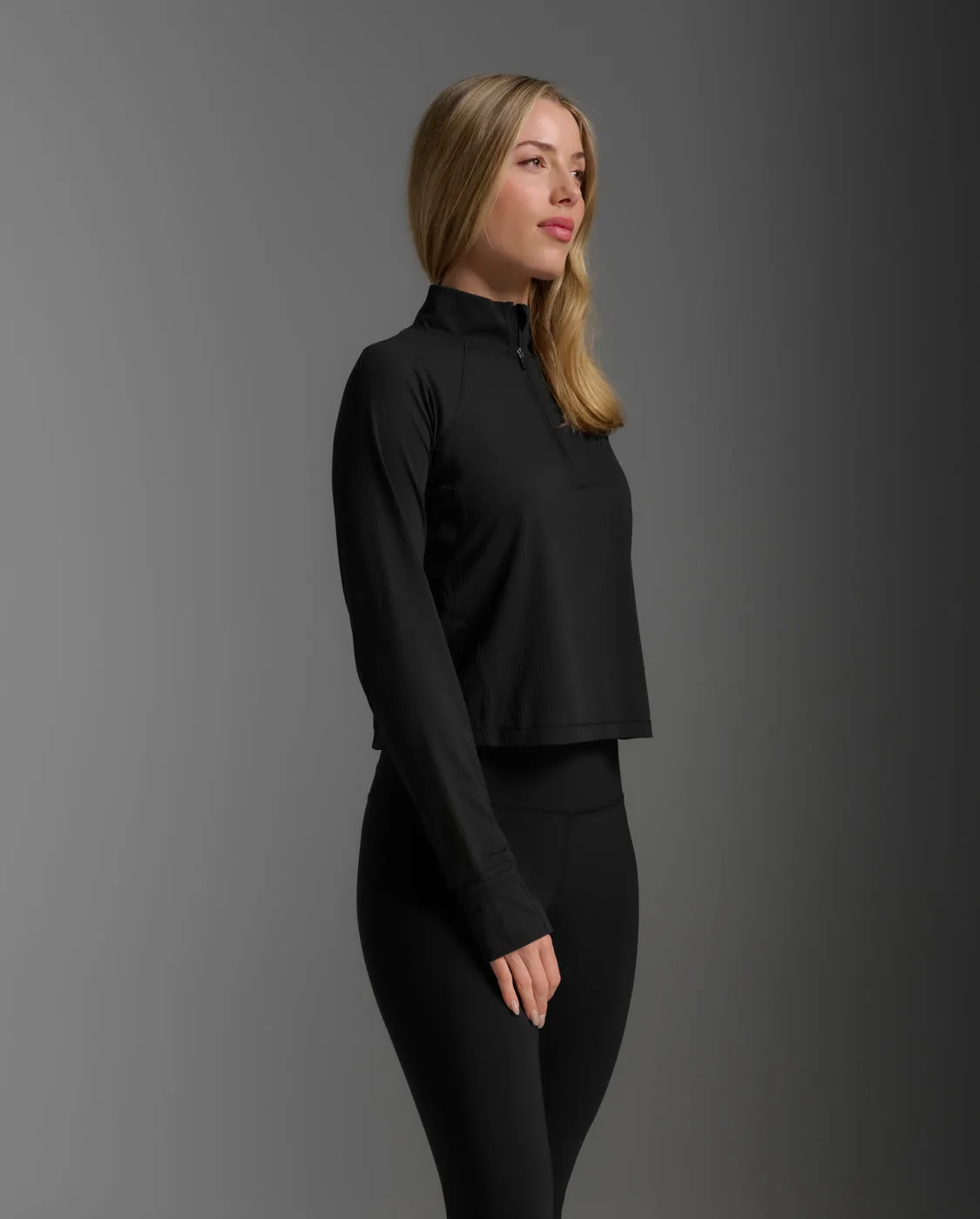 Flex Waffle 1/2 Zip Long Sleeve