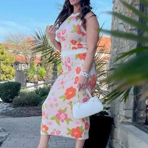 Flora & Fauna Sweater Vest & Skirt Set