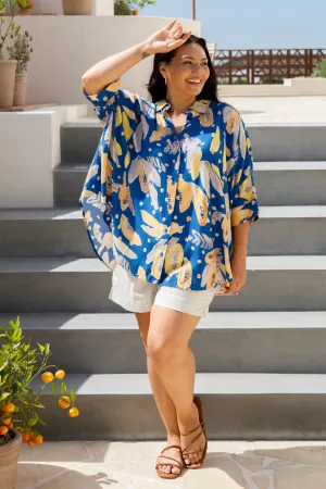 Florence Shirt | Blue Fruit Punch | FINAL SALE