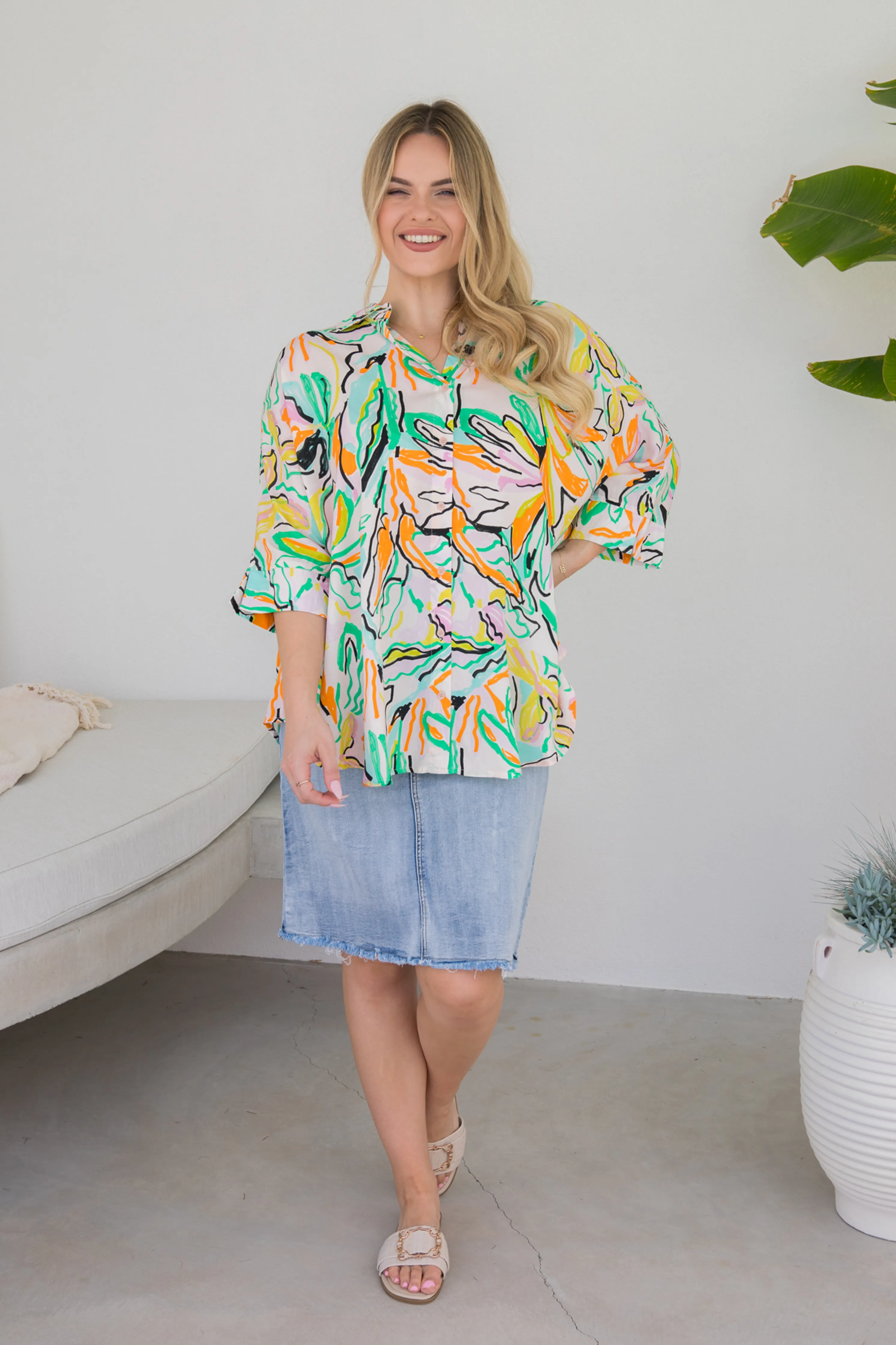 Florence Shirt | Tropicana | FINAL SALE