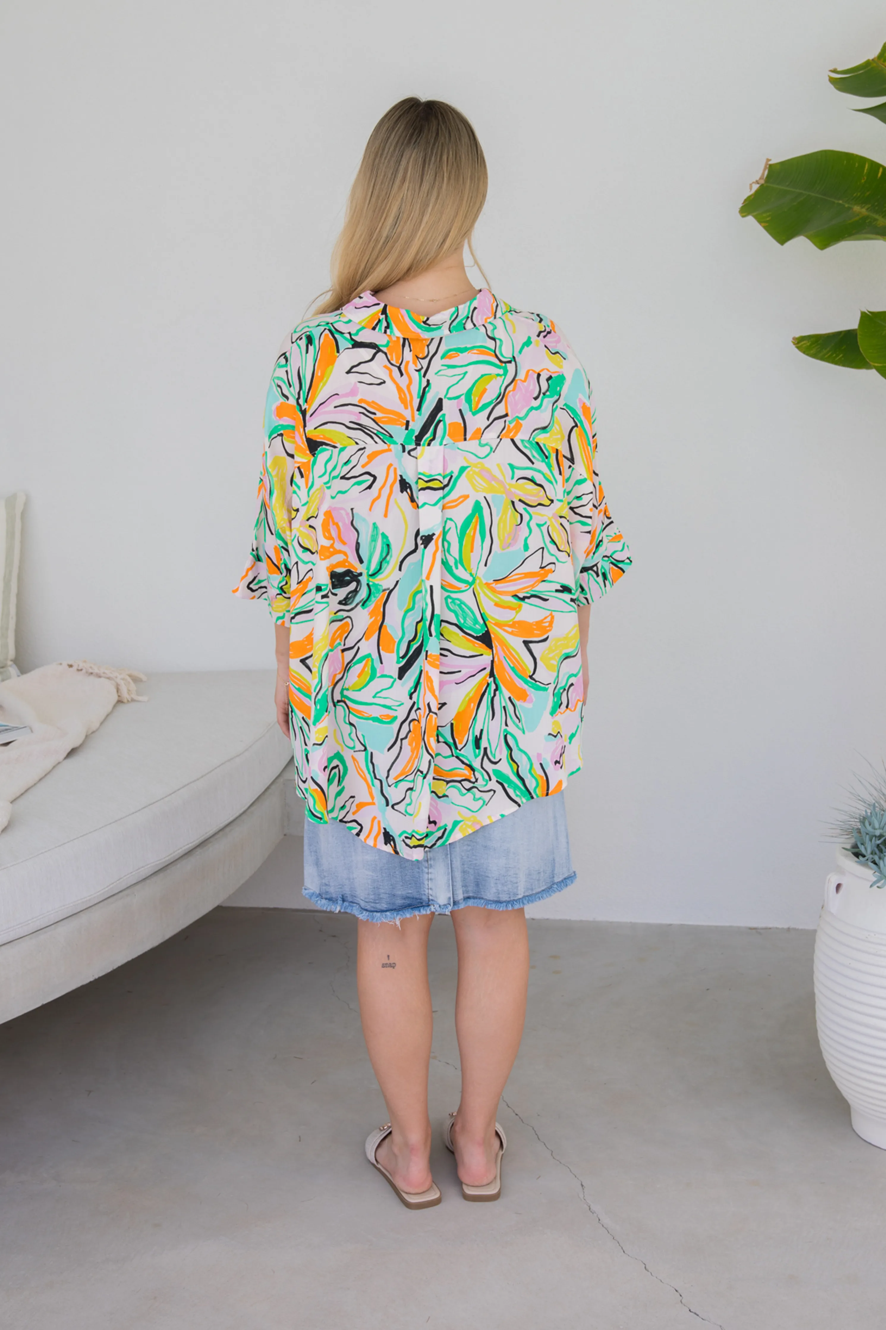Florence Shirt | Tropicana | FINAL SALE