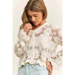 Floret Lace Cardigan