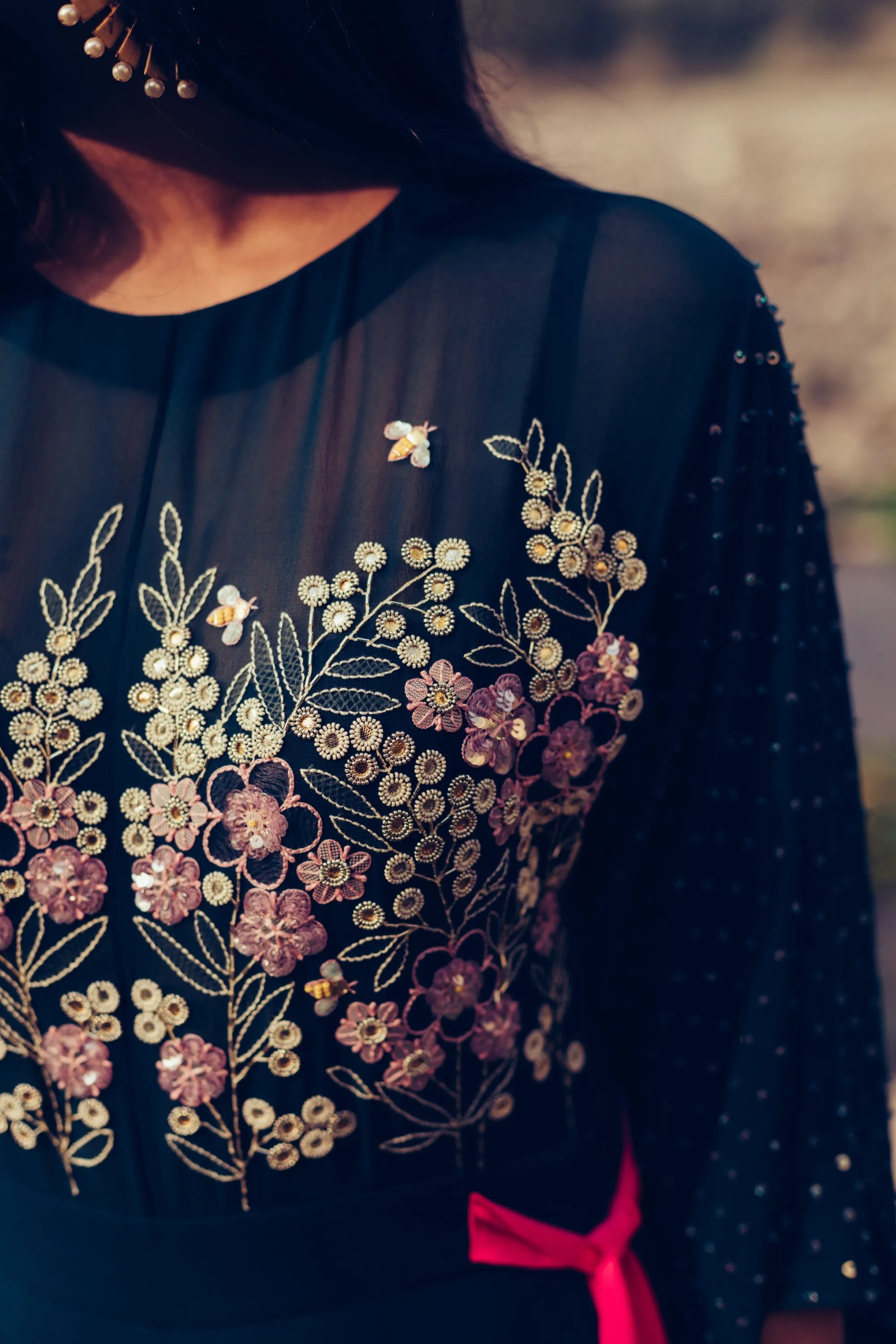 Forest Green & Pink Jumpsuit