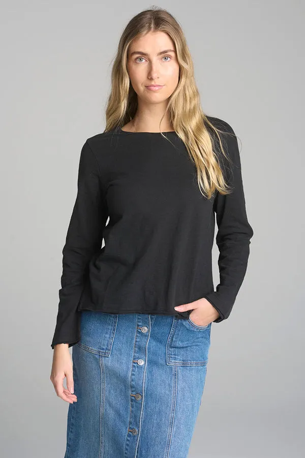 Front Split L/S Tee