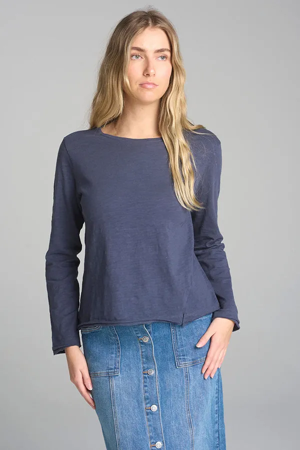 Front Split L/S Tee