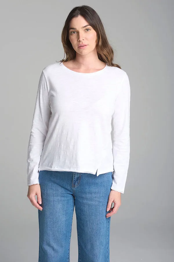 Front Split L/S Tee